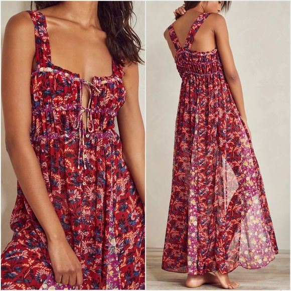 Free People Dresses & Skirts - COPY - Free People Dance With Me Maxi Slip Dress